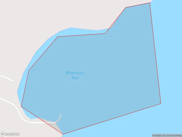 Whekenui Bay, Marlborough Polygon Area Map