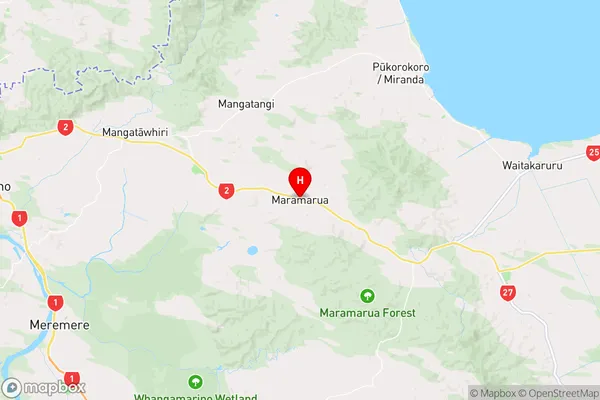 Maramarua,Waikato Region Map