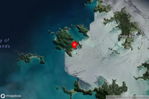 Hahangarua Bay,Northland Satellite Map