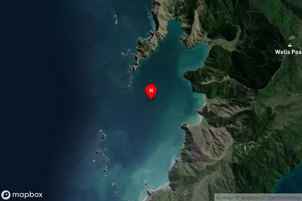 Opotiki Bay,Marlborough Satellite Map