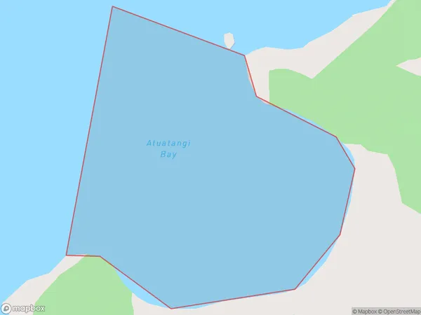 Atuatangi Bay, Marlborough Polygon Area Map