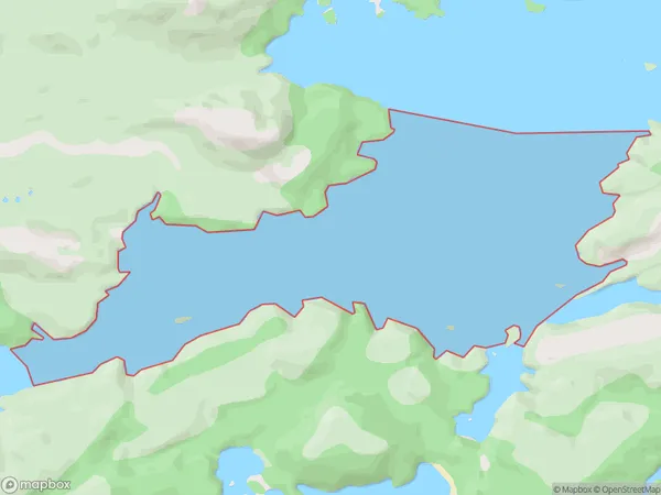 South Arm, Otago Polygon Area Map