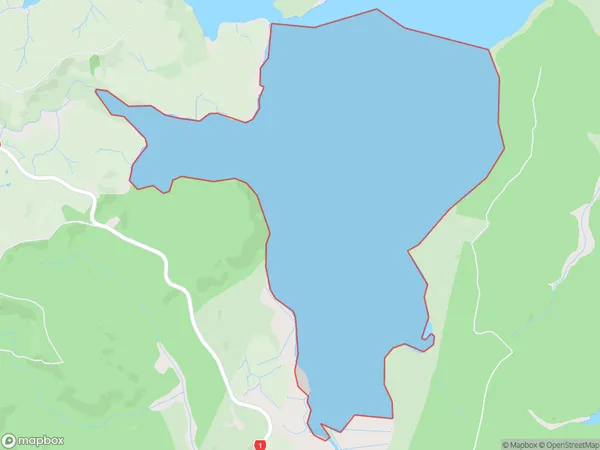 Te Kao Bay, Northland Polygon Area Map