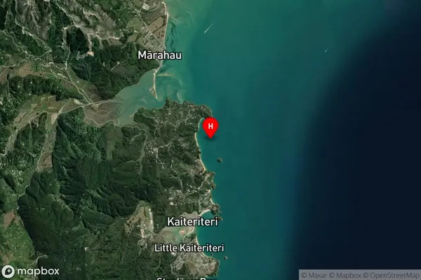 Towers Bay,Tasman Satellite Map