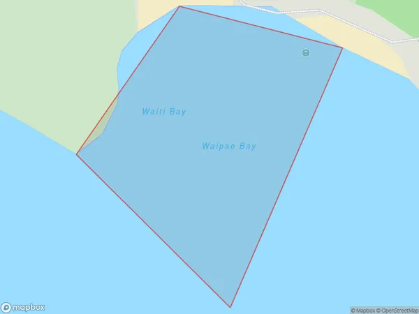 Waiti Bay, Northland Polygon Area Map