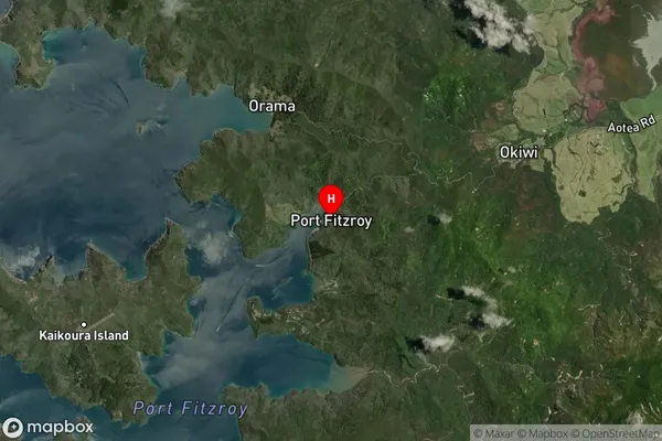 Port Fitzroy,Auckland Satellite Map