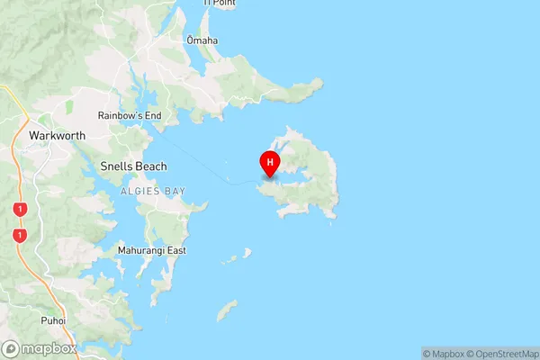 Shark Bay,Auckland Region Map