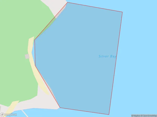 Silver Bay, Auckland Polygon Area Map