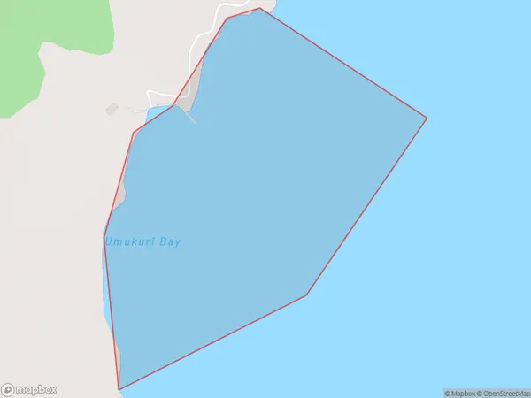 Umukuri Bay, Marlborough Polygon Area Map