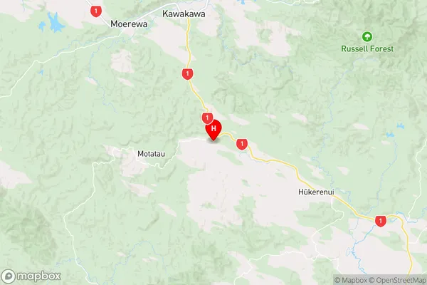 Maromaku,Northland Region Map
