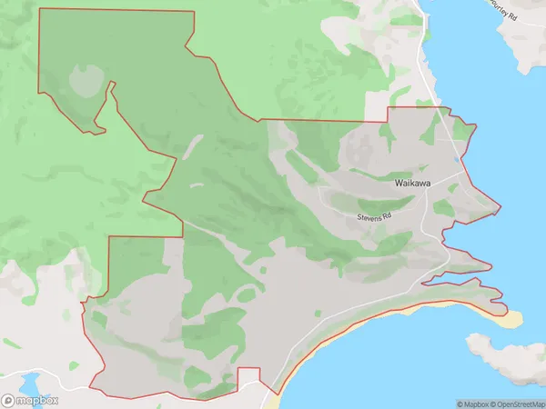 Waikawa, Southland Polygon Area Map