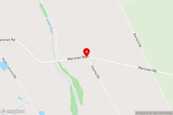 Maronan,Canterbury Area Map