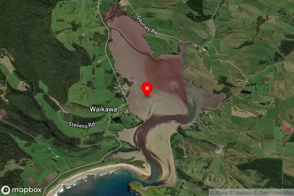 Waikawa Harbour,Southland Satellite Map
