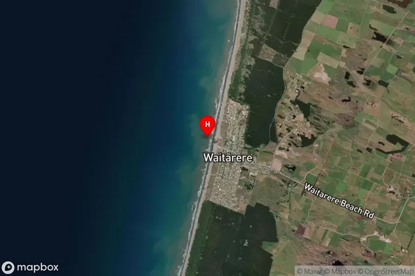 Waitarere Beach,Manawatu-Wanganui Satellite Map