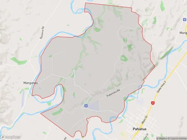 Mangamutu, Manawatu-Wanganui Polygon Area Map