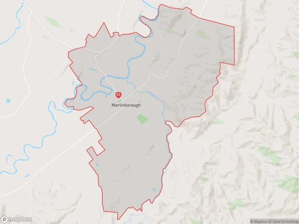 ZipCode 5741 Map for Martinborough