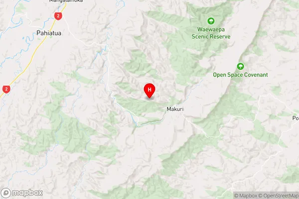 Makuri,Manawatu-Wanganui Region Map