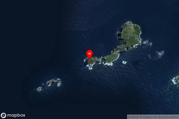 Little Mangere Island (Tapuaenuku) The Fort, Satellite Map