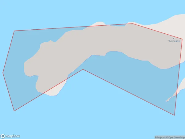 The Castle (Rangiwheau),  Polygon Area Map