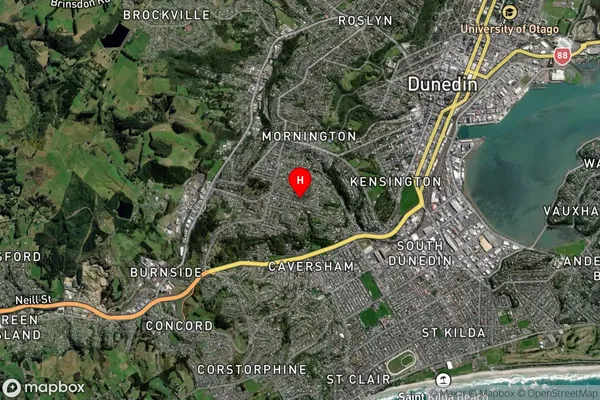 Maryhill,Otago Satellite Map