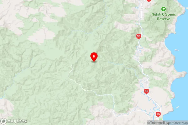 Tirohanga,Gisborne Region Map