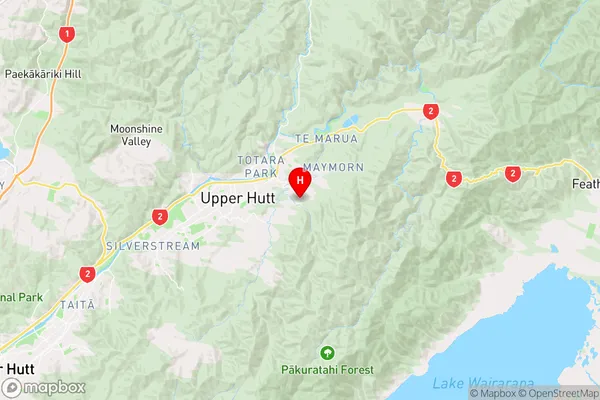 Mangaroa,Wellington Region Map