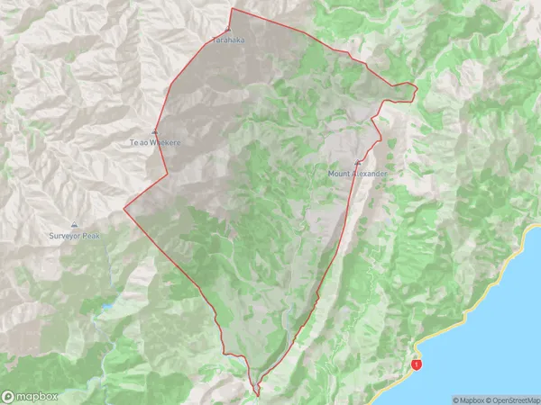 Puhi Puhi,  Polygon Area Map