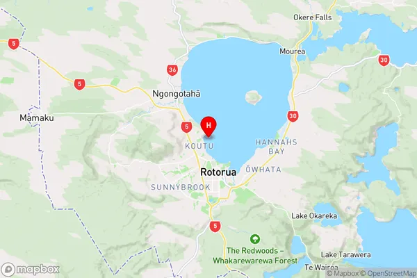 Pourakau Bay,Bay of Plenty Region Map