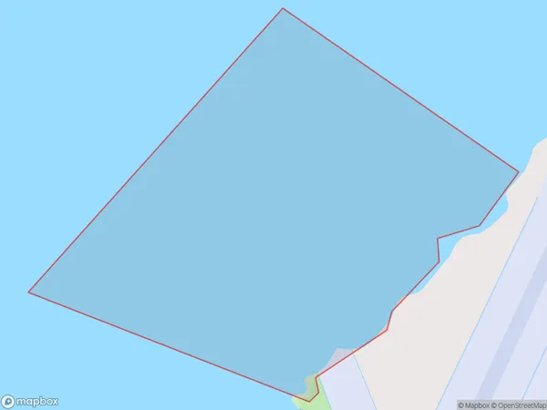 Te Karamuramu Bay, Bay of Plenty Polygon Area Map