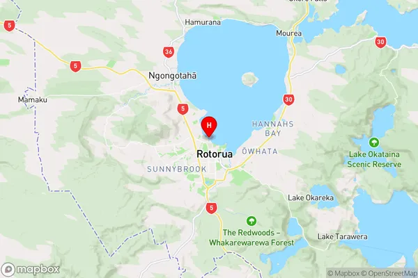 Te Ruapeka Bay,Bay of Plenty Region Map