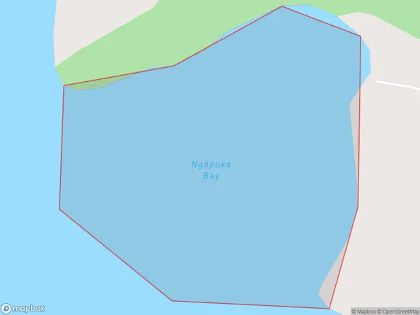 Ngapuka Bay, Bay of Plenty Polygon Area Map