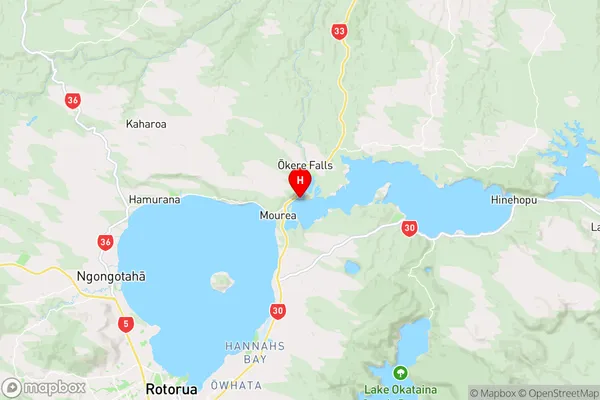 Waipuna Bay,Bay of Plenty Region Map