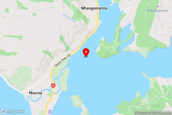 Waipuna Bay,Bay of Plenty Area Map