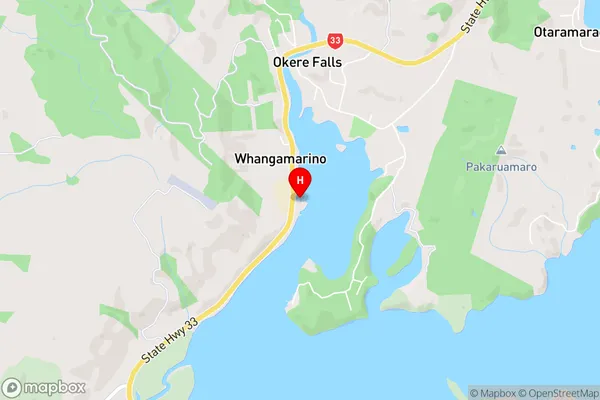 Whangamarino Bay,Bay of Plenty Area Map