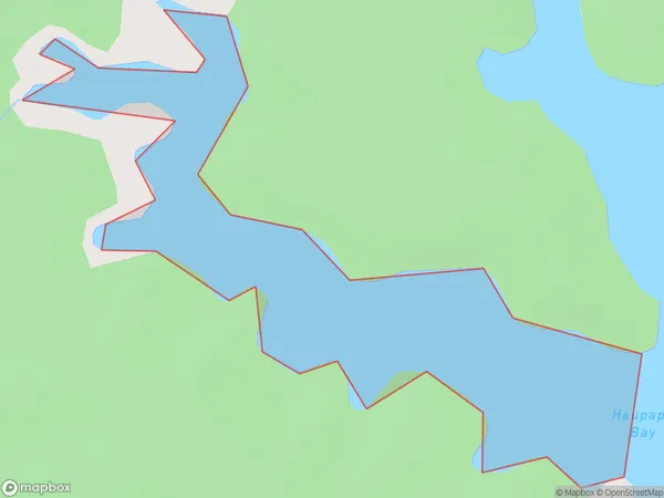 Haupapa Bay, Bay of Plenty Polygon Area Map