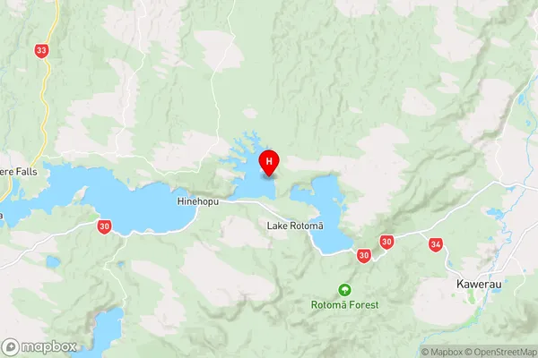 Ngamimiro Bay,Bay of Plenty Region Map