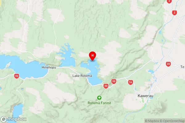 Otumarokura Bay,Bay of Plenty Region Map