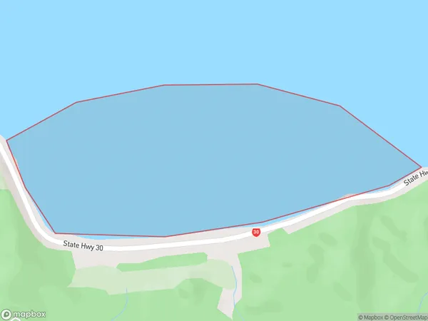 Te Oneroa Bay, Bay of Plenty Polygon Area Map