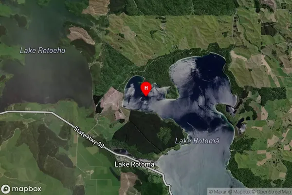 Te Rotoiti Bay,Bay of Plenty Satellite Map