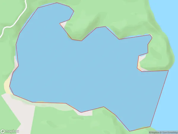 Te Rotoiti Bay, Bay of Plenty Polygon Area Map