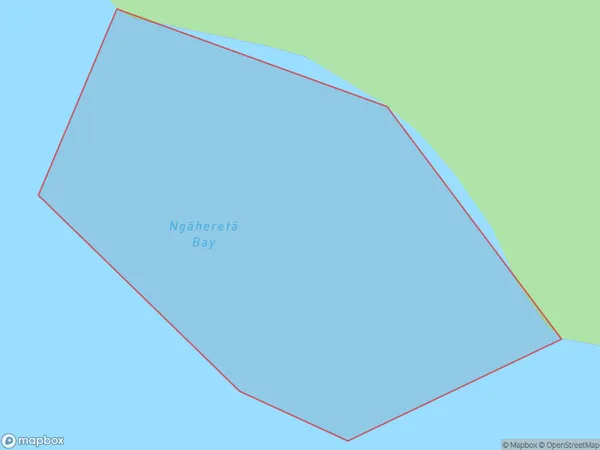 Ngahereta Bay, Bay of Plenty Polygon Area Map