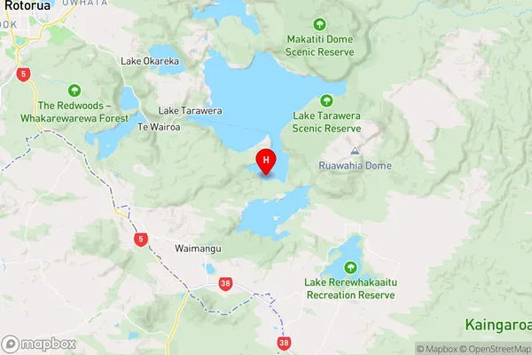 Te Rata Bay,Bay of Plenty Region Map