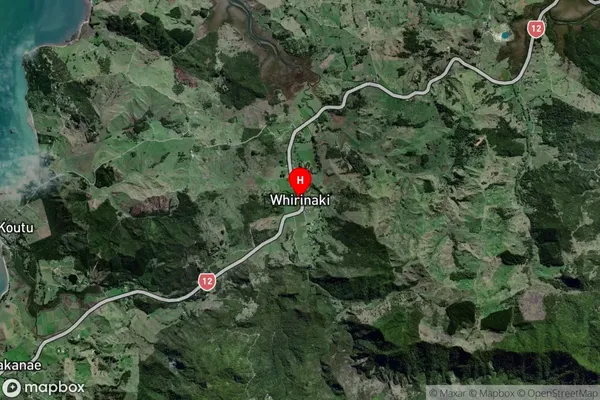 Whirinaki,Northland Satellite Map