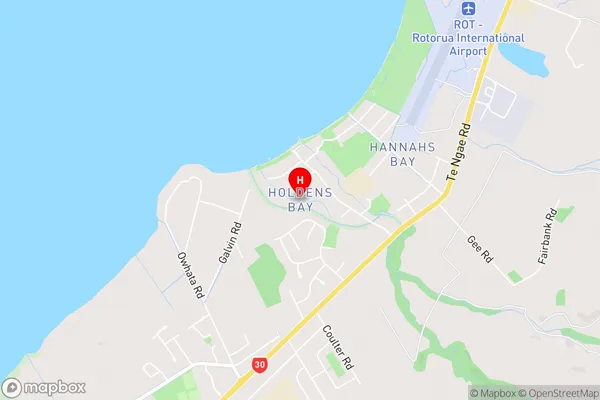 Holdens Bay,Bay of Plenty Area Map