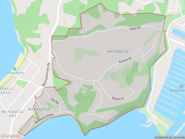 ZipCode 0930 Map for Matakatia