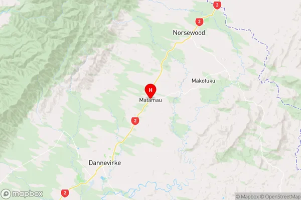 Matamau,Manawatu-Wanganui Region Map