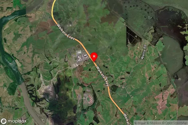 Hampton Downs,Waikato Satellite Map