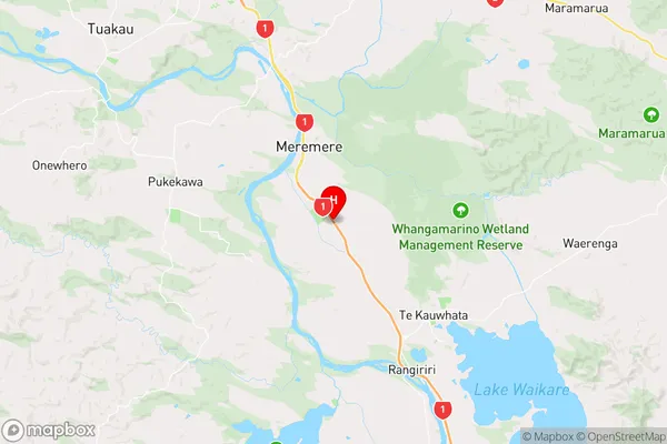 Hampton Downs,Waikato Region Map