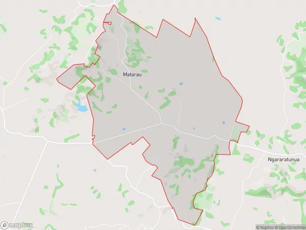 Matarau, Northland Polygon Area Map