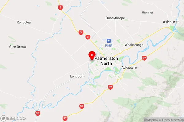 Westbrook,Manawatu-Wanganui Region Map